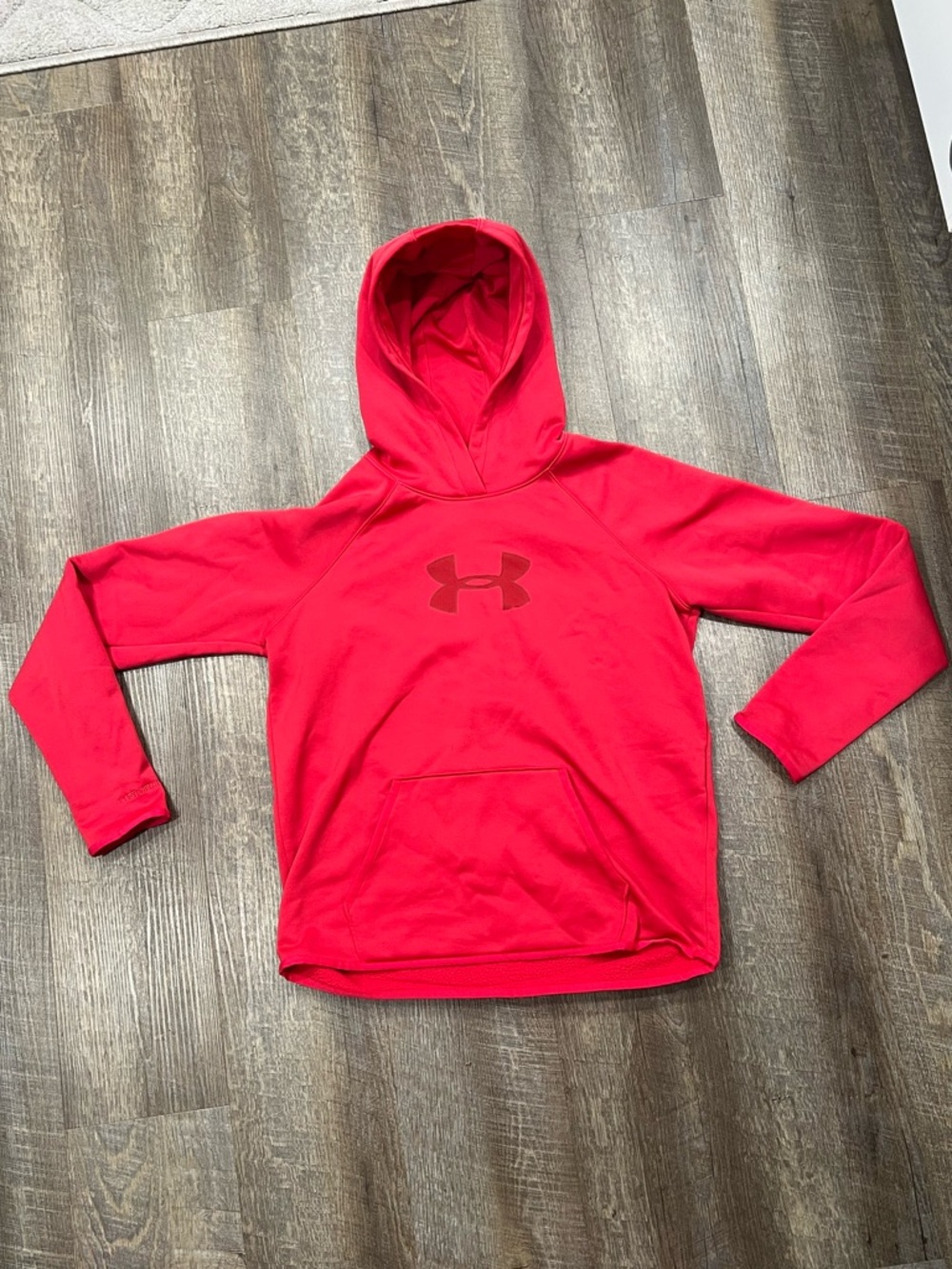 Under Armour Red Hooded Sweatshirt